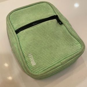 Brixley neon green suede bag